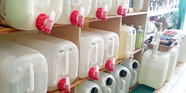 Some of Tod Almighty's refills for household detergents, etc. Some of Tod Almighty's refills for household detergents, etc.