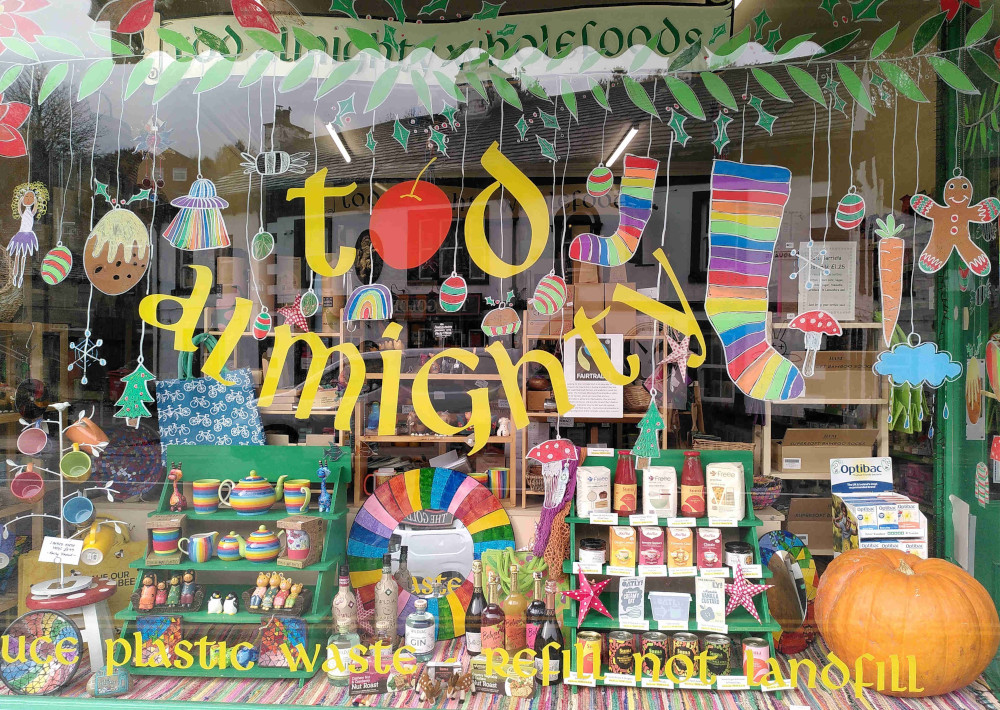 Our fabulous wholefoods (refills, vegan and organic) store at 22 Rochdale Road, Todmorden, West Yorkshire, UK Our fabulous wholefoods (refills, vegan and organic) store at 22 Rochdale Road, Todmorden, West Yorkshire, UK